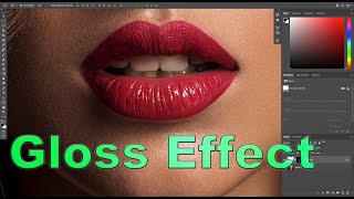 Lips Gloss Effect In Photoshop 2022 [upl. by Leina]