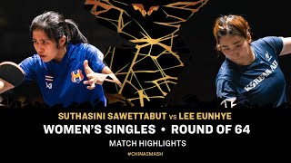 Suthasini Sawettabut vs Lee Eunhye  WS R64  China Smash 2024 [upl. by Ciccia702]