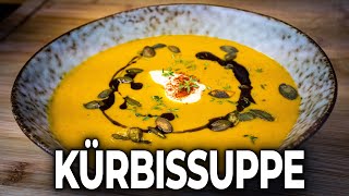 Exotische Kürbissuppe  Hokkaido Kürbissuppen Rezept [upl. by Nnyre]