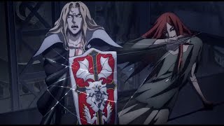 Vampire Lords VS Alucard Trevor and Sypha  Castlevania Season 4 [upl. by Larrisa]