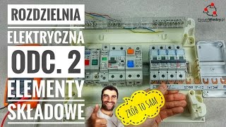 Rozdzielnica elektryczna 2 elementy składowe  ForumWiedzy [upl. by Darrow163]