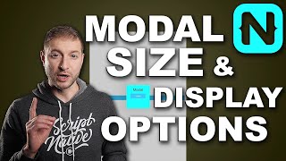 Controlling Size and Display of NATIVE MODAL Dialogs in iOS  NativeScript Tutorial [upl. by Hoenack]