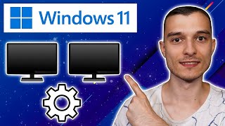 Windows 11 mehrere Bildschirme einrichten auf dem PC [upl. by Nosrak933]