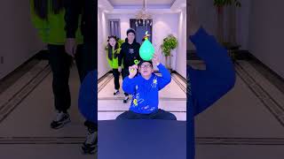 Balloon Cutting Challenge High Energy and HeartPounding SpeedFunnyfamily Partygames Funny [upl. by Oelgnaed621]