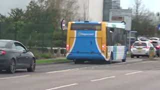 Stagecoach bus route 8 seen in Hampden Park in East Sussex 2nd November 2024 [upl. by Jacynth]