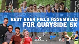 Best EVER field assembled for Top Flight QUAYSIDE 5K 🥇 [upl. by Lexa]