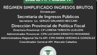 Charla Regime simplificado ingresos brutos APISanta Fe [upl. by Orian975]