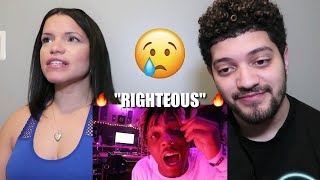 MOM REACTS TO JUICE WRLD quotRIGHTEOUSquot GOOD REACTION [upl. by Atinit168]