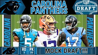 Carolina Panthers 7 Round NFL Mock Draft  Full Comprehensive OffSeason Breakdown [upl. by Naujek]