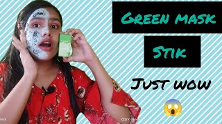 Green Mask Stick ll Dose This Green Mask Work I Tried Green Mask And Shocked 😳 ll Viral Video [upl. by Nob232]