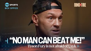 😤 quotWHY SHOULD I BE AFRAIDquot  Tyson Fury believes Usyk cannot BEAT him  RingOfFire 🇸🇦🔥 [upl. by Gemperle424]