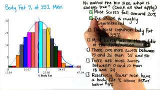 Interpret Histogram  Intro to Descriptive Statistics [upl. by Rexferd]