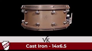 VK Cast Iron 14x65 Snare Drum [upl. by Eillil684]