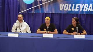 Pitt Volleyball  NCAA Regionals Media Availability  Dan Fisher Valeria Vazquez Gomez Cat Flood [upl. by Hanima]