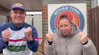 Witham Town FC 2425  Match Day Vlog No 27  Witham Town vs Gorleston  21124 [upl. by Emeric]