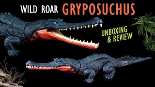 Mattel ® Jurassic World ™ Wild Roar Gryposuchus  Epic Evolution ™ Unboxing amp Review [upl. by Nauqaj]