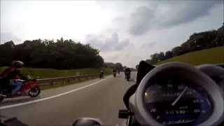 Yamaha FZ150i top speed 160kmh [upl. by Annoled]