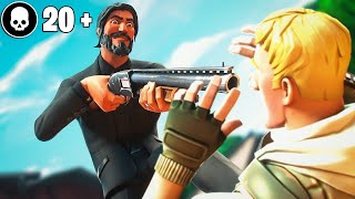 Fortnite Squad Win 401 20 KILLS [upl. by Arabeila]