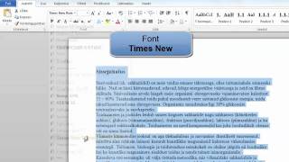 UT MS Word font suurus joondus reavahe [upl. by Koal247]