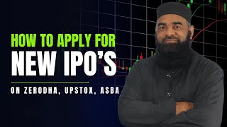 How to Apply for IPO on Zerodha Upstox amp ASBA [upl. by Dehnel]