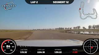 Buttonwillow Raceway Park 13CW Session 2 Lap 2 PB of 20028 [upl. by Annalee828]