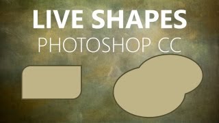 Live Shapes in Photoshop CC [upl. by Kasper285]