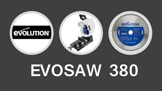 EVOLUTION TOOLS EVOSAW380 [upl. by Schuman]