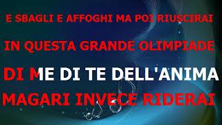 Tiziano Ferro  lolimpiade  base karaoke [upl. by Edva420]