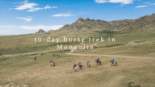 10day horse trek in Mongolia [upl. by Lewse]