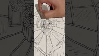 Drawing Flatwoods Monster from Dandadan dandadan drawing art anime shorts animedrawing [upl. by Shotton]