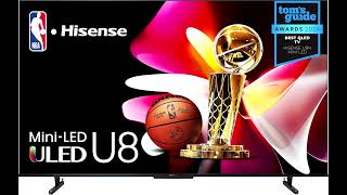 Review Hisense 55Inch Class U8 Series MiniLED ULED 4K UHD Google Smart TV  55U8N 2024 [upl. by Ajad]