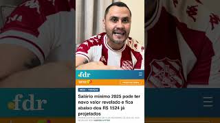 Querem reduzir salário mínimo que foi prometido em 2025 para fazer cortes de gastos em cima do povo [upl. by Rabbaj]