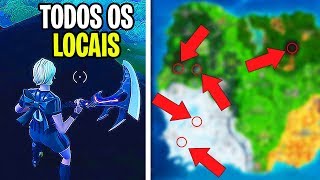 VISITE OS 5 MARCADORES DE ELEVAÇÃO MAIS ALTOS DA ILHA  Fortnite Battle Royale [upl. by Leventis]