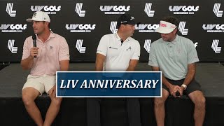 Bryson DeChambeau talks about LIVs Anniversary [upl. by Armmat]