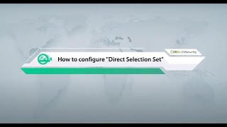 ZKBio CVSecurity Tutorial  How to configure quotDirect Selection Setquot [upl. by Kyred]