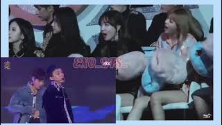 TWICE reaction EXO Ko Ko Bop GDA 2018 [upl. by Arym402]