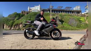 Yamaha R15 V3 CHILE MOTO REVIEW [upl. by Nylahs]