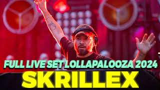 Skrillex FULL LIVE SET Lollapalooza In Chicago 2024 [upl. by Atinram771]