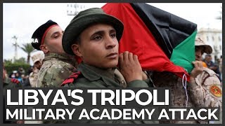 Dozens killed in attack on military academy in Libyas Tripoli [upl. by Dario]