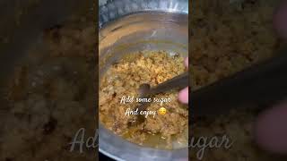 Curdled milk add sugar and boiled 👍🏻and enjoy …wonderful and testy trending minivlog recipe [upl. by Ivor132]