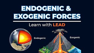 Endogenic and Exogenic Forces  Learn with LEAD  LEAD [upl. by Namreh]