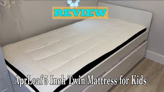 AprLeaf 5 Inch Twin Mattress for Kids Review  Is It Worth It [upl. by Raoul]