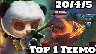 Wild Rift Teemo  Top 1 Teemo Gameplay Rank Master [upl. by Dione]