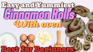 Cinnamon Rolls Easy Recipe  Without Oven For beginners with Lazygirl [upl. by Zandra]