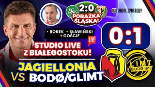 JAGIELLONIA  BODOGLIMT 01  BOREK I SŁAWIŃSKI Z BIAŁEGOSTOKU  ANALIZA  WYWIADY PO MECZU [upl. by Eirok248]