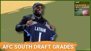 AFC South Draft Grades  Texans Missed Opportunity [upl. by Niltag]