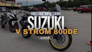 2024 Suzuki V Strom 800 DE Adventure First impressions [upl. by Lina38]