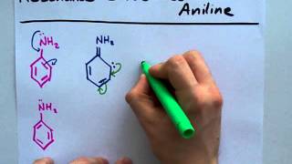 Resonance Structures of Aniline [upl. by Almita772]