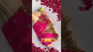 Cutwork saree with stiched blouse saree wedding designer botiquestyle [upl. by Reamy]