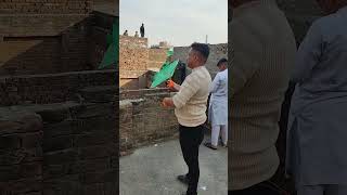 big kite flying in Pakistan Rawalpindi basant 2022 shorts youtube [upl. by Ohare34]